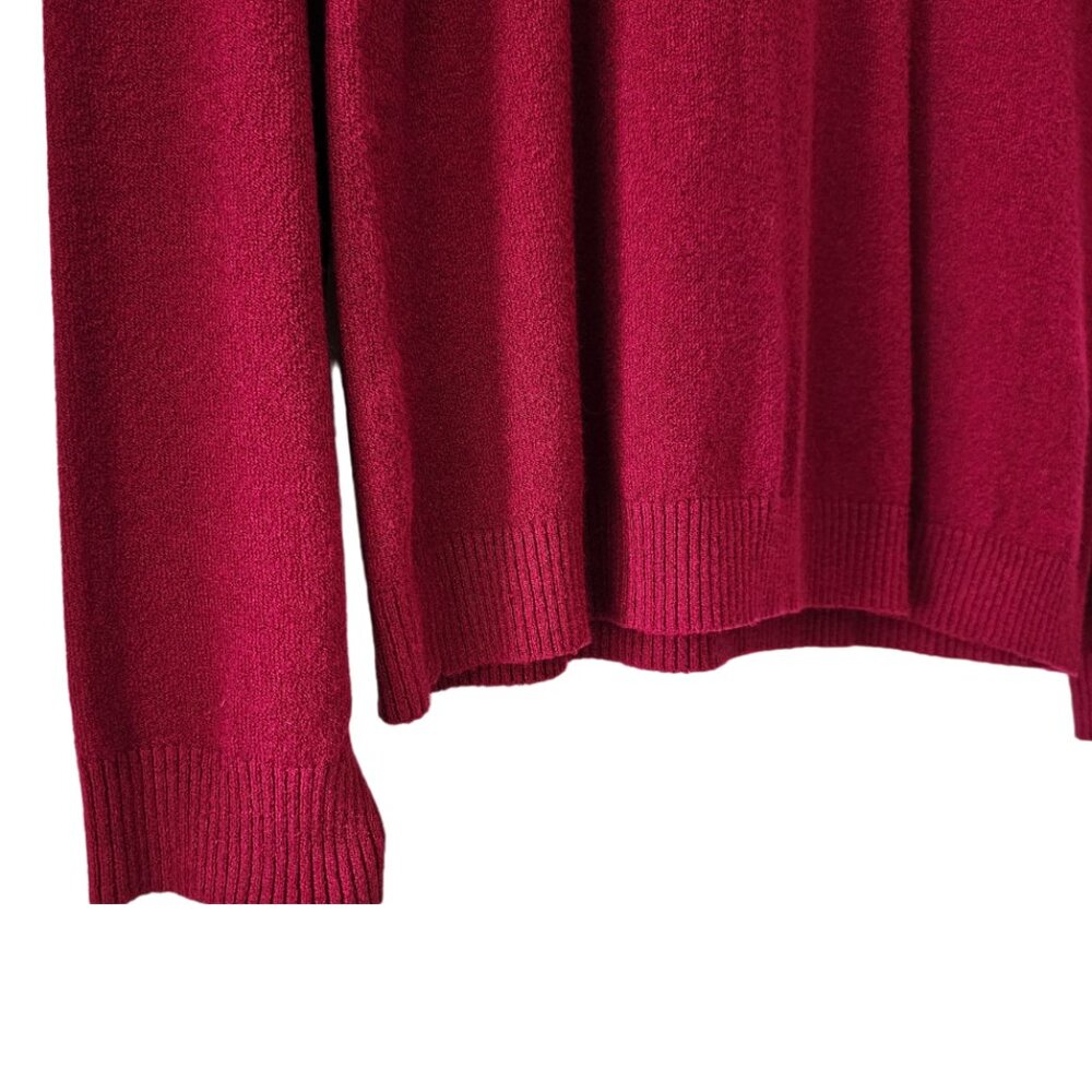 Petite Sophisticate Long Sleeve Turtleneck Top | NWT | SP | Raspberry Pink - Picture 7 of 16